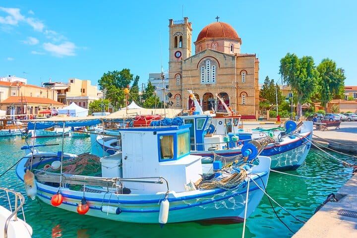 Aegina fishinfg boats