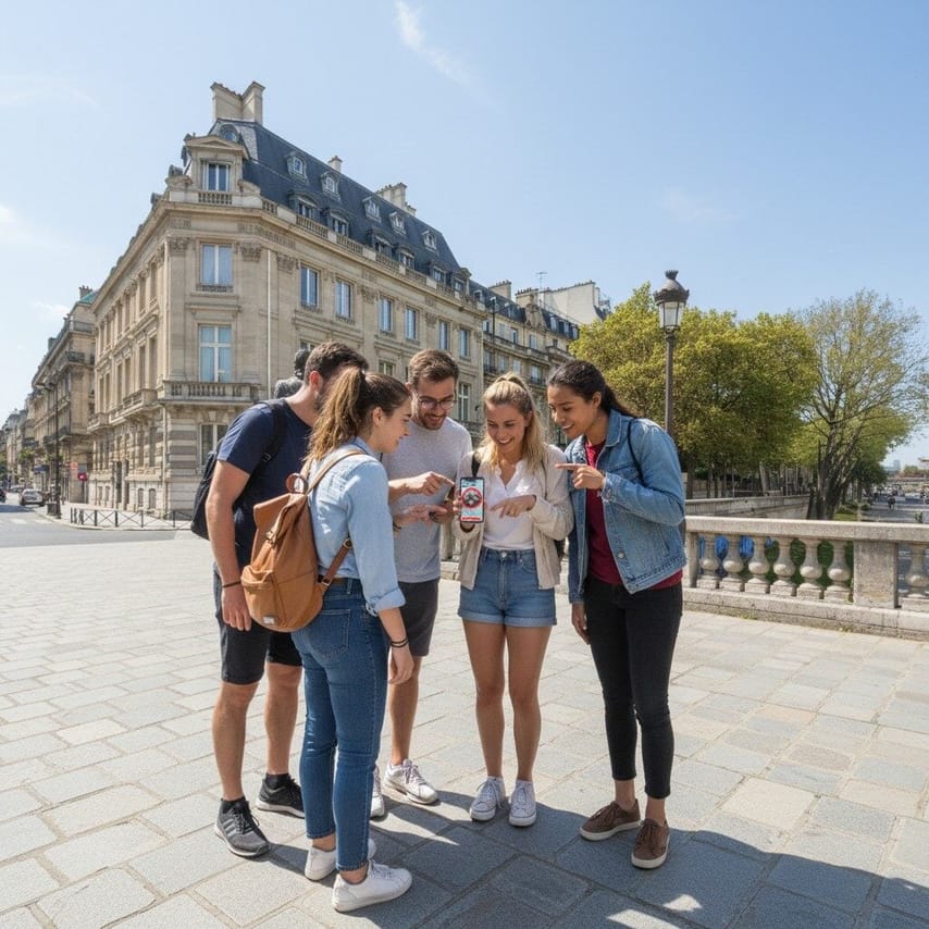 Secrets of Paris: Louvre Area Self-Guided Exploration Game Tour 2