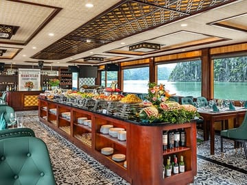 Hercules Cruise Luxury Day Tour in Halong Bay from Harbor