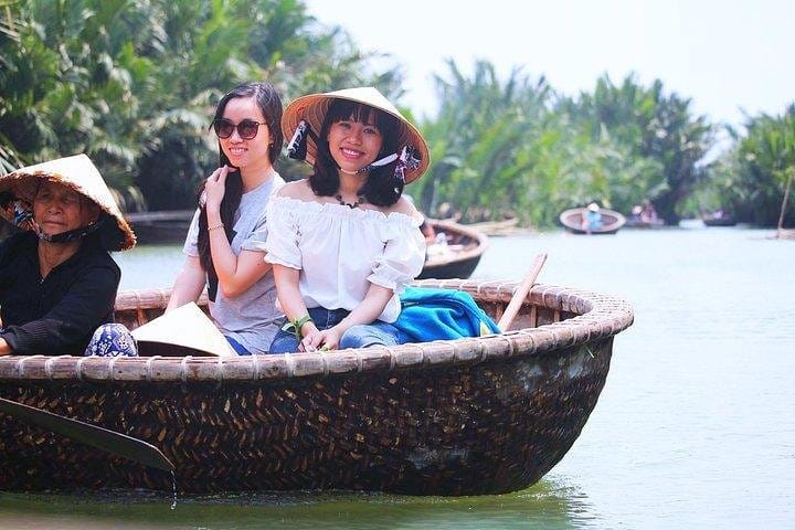 Entry Ticket: Basket Boat Ride in Cam Thanh Coconut forest