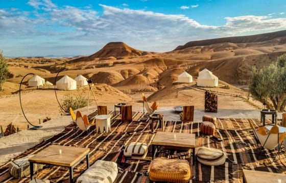 Agafay Desert Experience Camel Trek, Quad Ride & Dinner Show