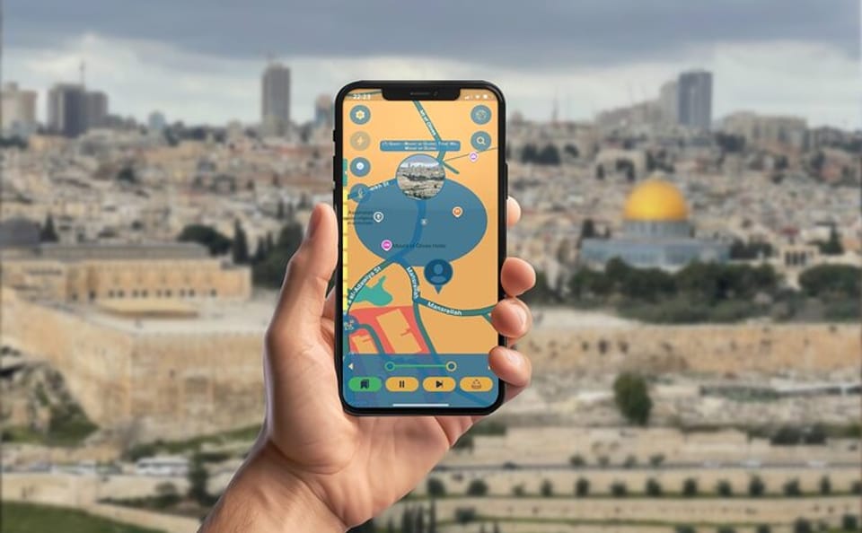 Walking Tour of Jerusalem's Siege of 70AD with GPS App