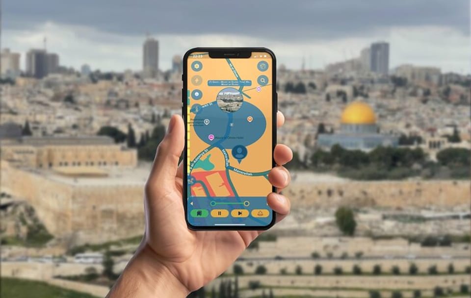 Walking Tour of Jerusalem's Siege of 70AD with GPS App