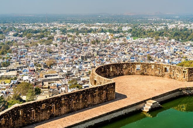 City View from Chittor Fort