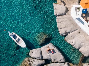 Private Sea Ray SDX Tour of Adamas and Milos, Greece
