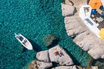 Private Sea Ray SDX Tour of Adamas and Milos, Greece