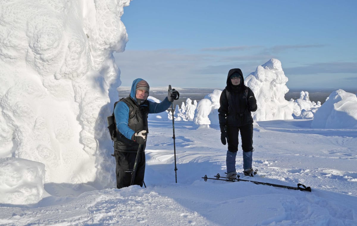 Snowshoe winter trek