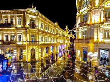 Multiple-day-tour-3 nights-4 days-Azerbaijan Tour-Baku-Ateshgah-Yanar Dag- Gabala- Sheki-Shamakhi-group tour-private tour-panoramic tour-Highland Park-3 Flame Towers-Martyrs' Lane-Eternal Flame Monume