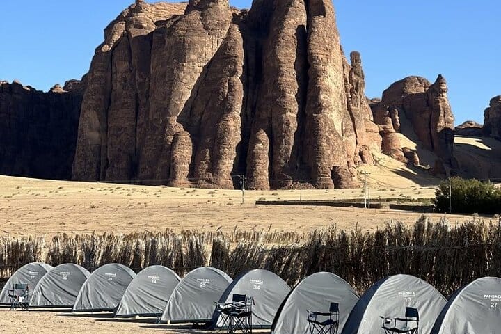 Camping in Pangaea's AlUla Center 6