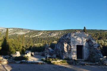 Hiking the Hymettus Mountain at Sunset in Athens