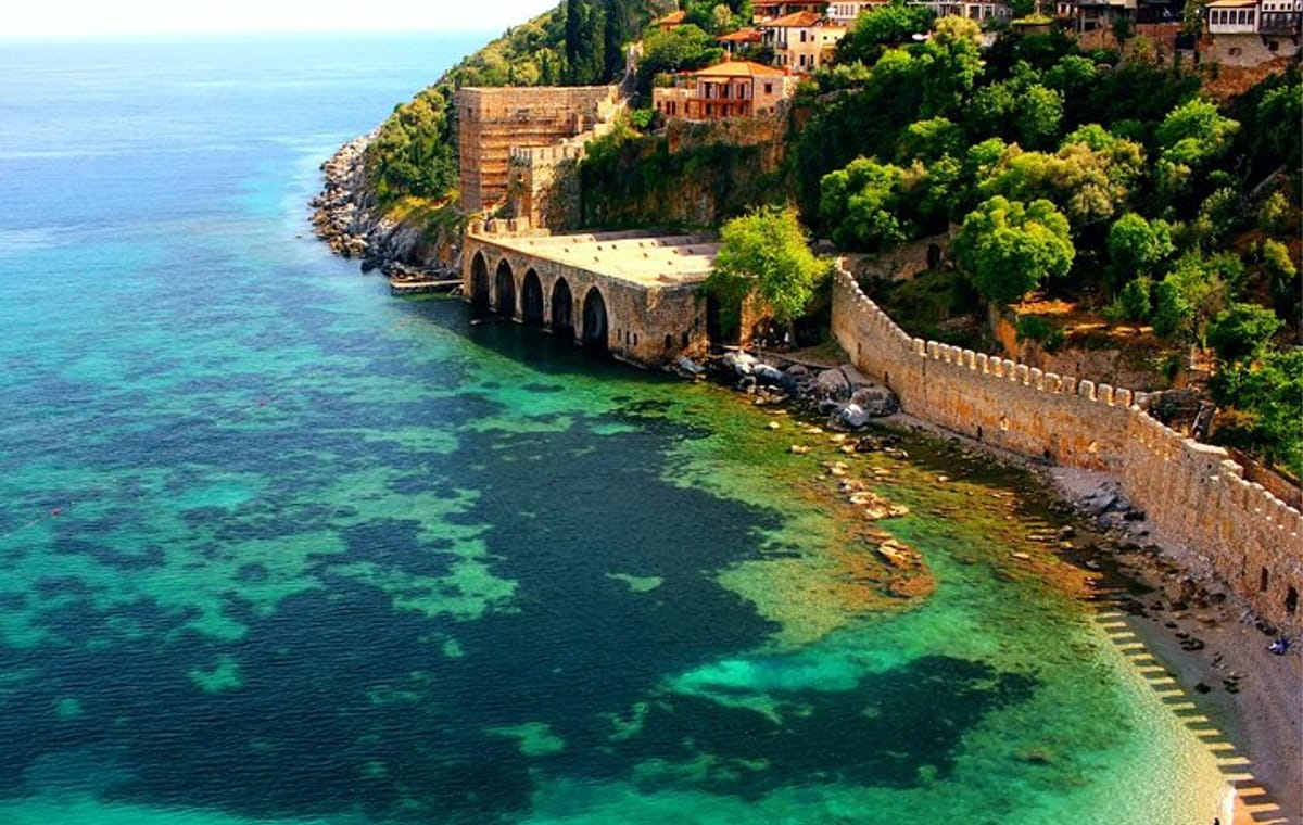 Alanya City Tour with Cable Car & Dimçay Boat Tour–From Side