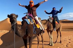 Ride the Camels for Sunset in Merzouga Dunes