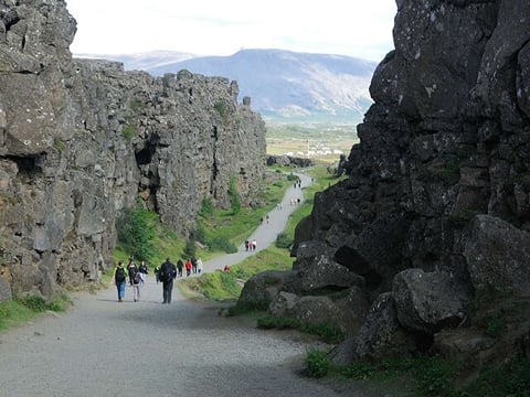 Almannagjá in Thingvellir
