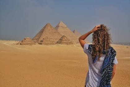 Chep Grand Egyptian Museum & Sunset Camel Ride at the Pyramids