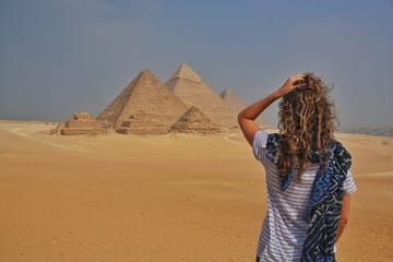 Grand Egyptian Museum Tour and Sunset Camel Ride in Giza