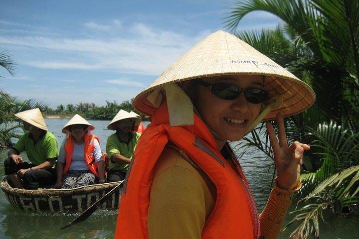 Entry Ticket: Basket Boat Ride in Cam Thanh Coconut forest