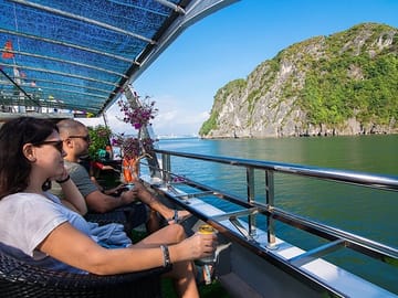 Ha Long Bay Full Day Tour : Kayak,Cave Explore,Swimming from Tuan Chau Island