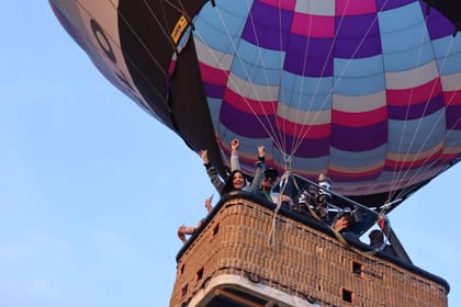 Hot Air Balloon Ride Over Teotihuacan with Breakfast