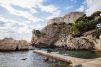 Pretend you're in King's Landing at West Pier and Lovrijenac Fort in Croatia.