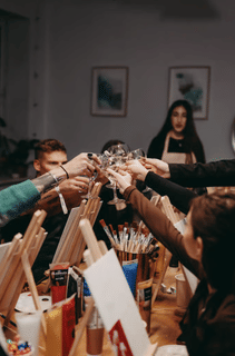 Barcelona Sip & Paint Experience with Sangria Refill