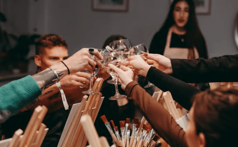 Barcelona Sip & Paint Experience with Sangria Refill