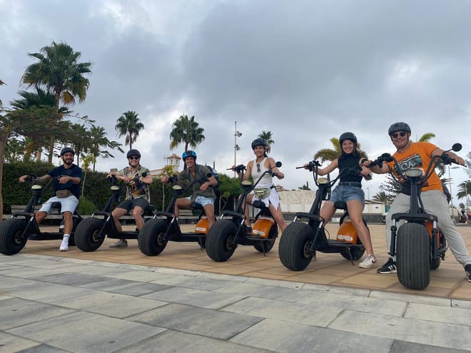 Rent e-Scooter 2 seat from 1 untill 4 Hours : Explore Maspalomas 