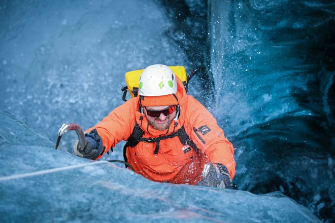 Private Ice Climbing Captured in Skaftafell