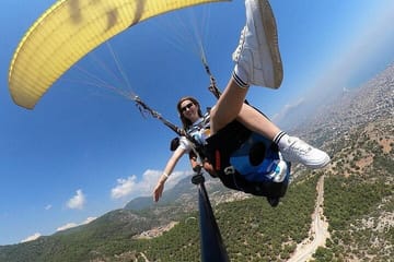 Antalya Tandem Paragliding with Licensed Pilot & Hotel Transfer