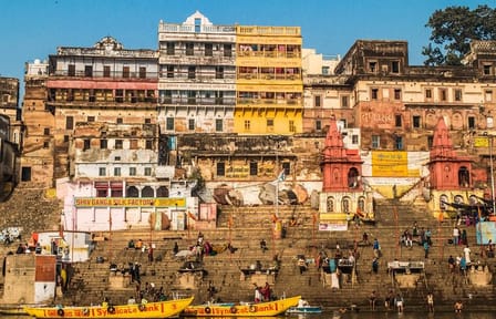 Cultural Tour of Varanasi and Sarnath with Sunrise Boat Ride