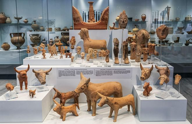 Archäologisches Museum von Knossos in Heraklion, Kreta, Griechenland