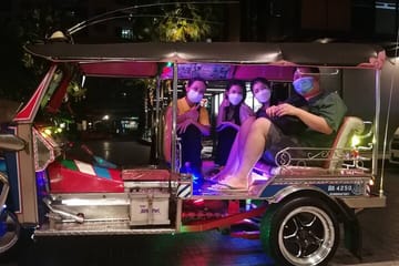 Tuk Tuk City Tour of Bangkok's Flower Night Market