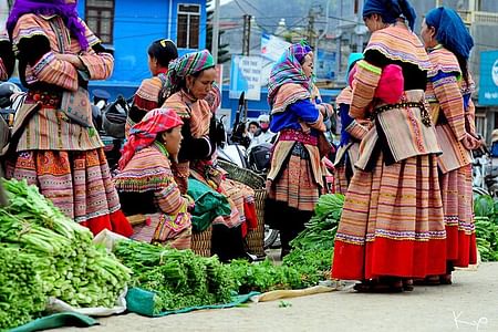 Bac Ha Market Exploration: Cycling, River Cruise & Ethnic Encounters