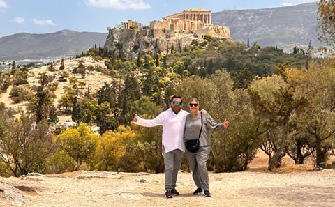 Electric ATV Scooter Tour of Modern Athens Landmarks