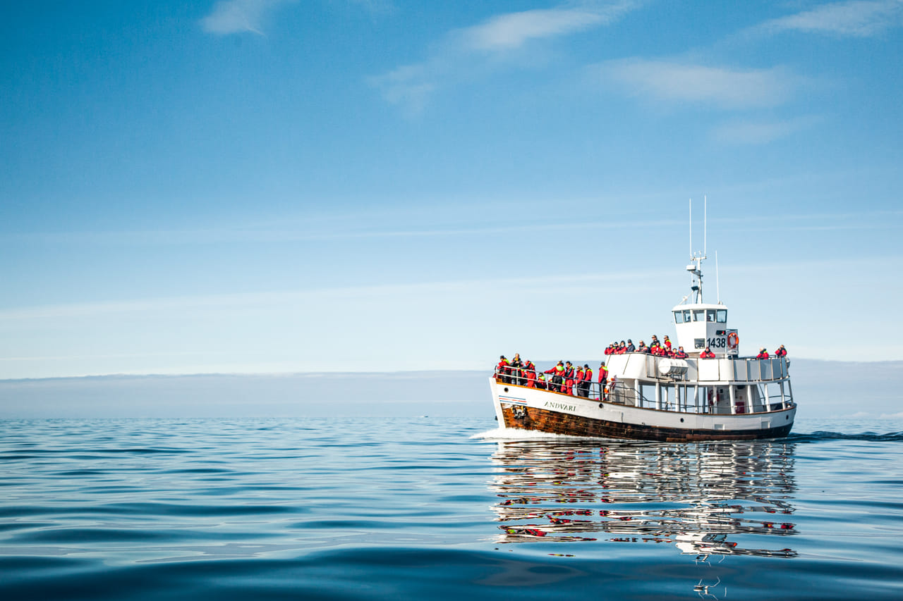 Andvari in calm seas