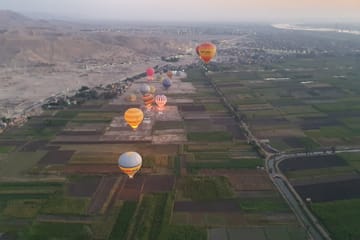Hot Air Balloon Ride Over Luxor's Ancient Landscapes