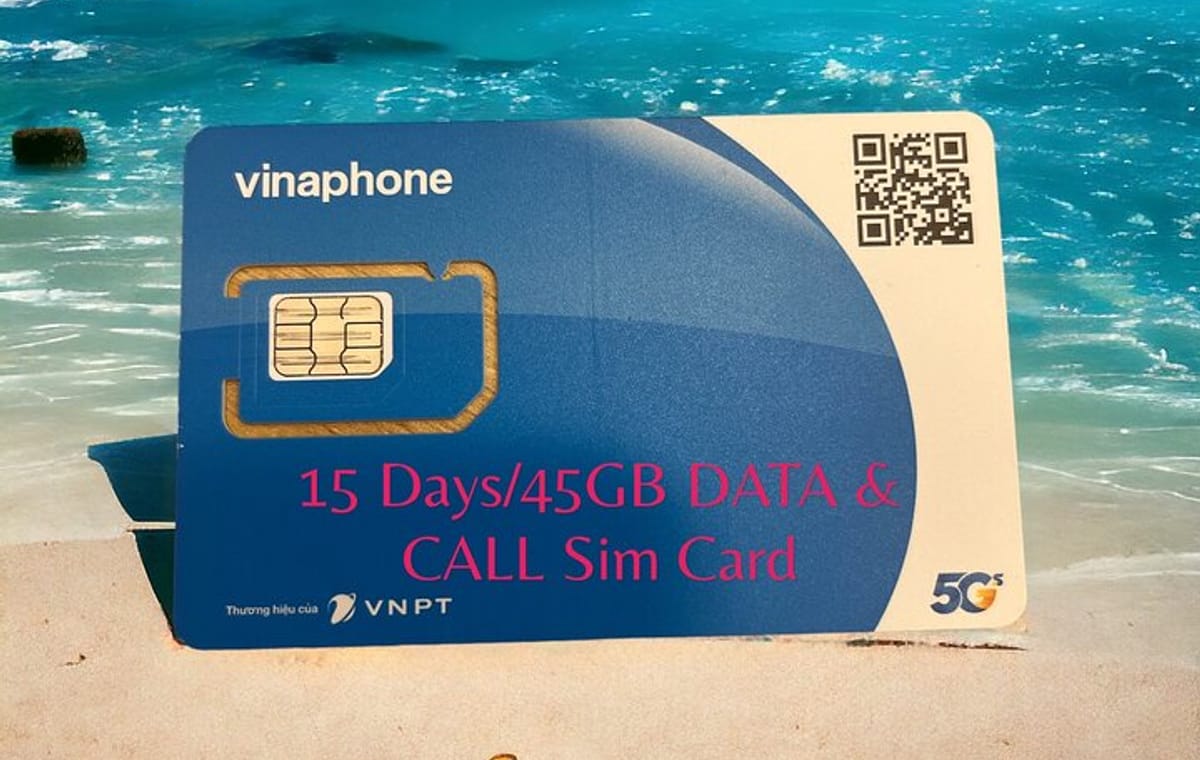 15 Days 75GB Data and Call SIM Card Vietnam
