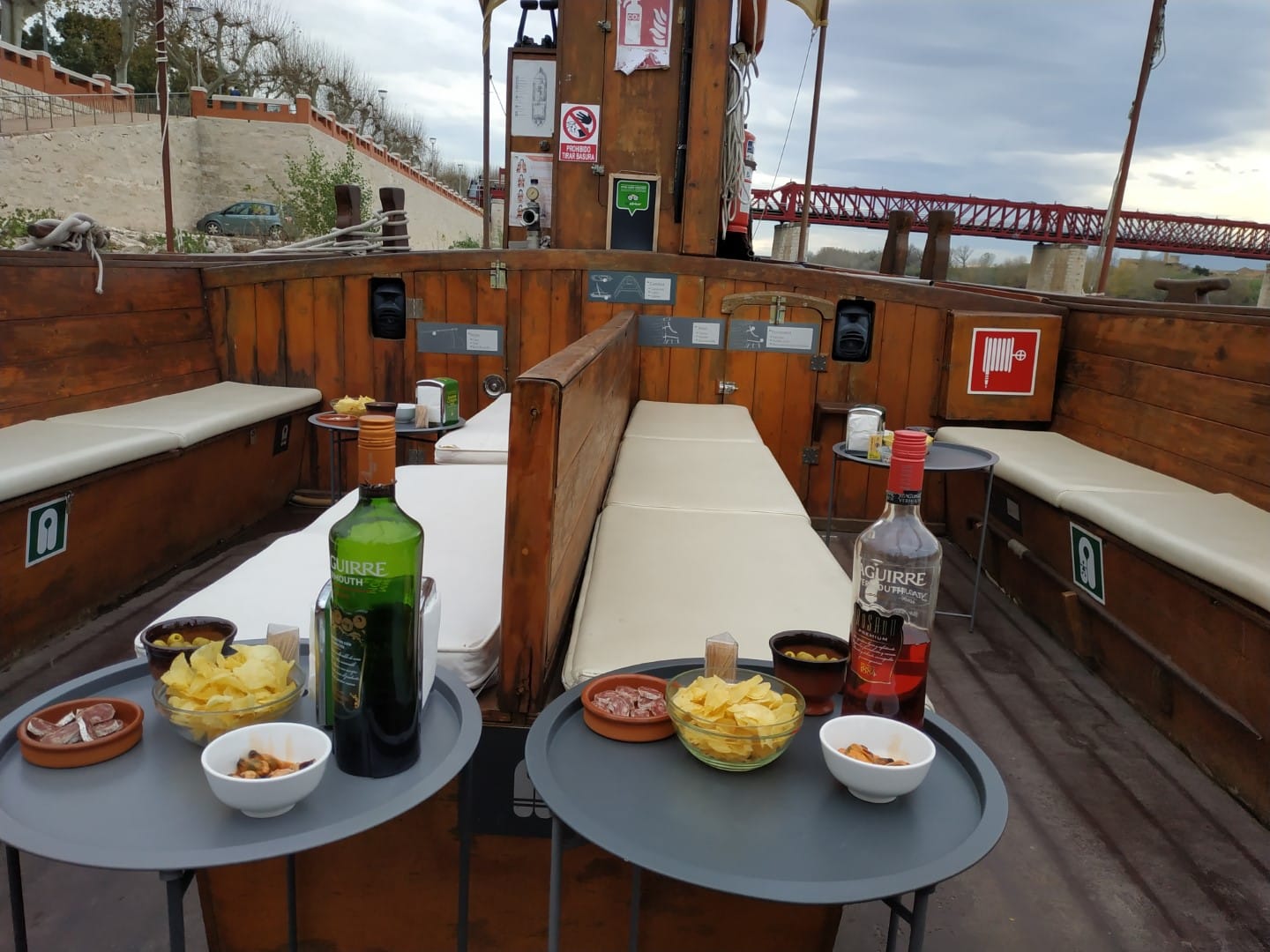 Aperitivos por el Ebro