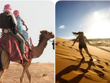 Half-day desert safari and swim opportiunity falcon Tours Doha Qatar