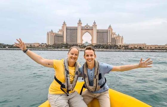 60-Minute Yellow Boat Tour of Dubai Harbour Landmarks