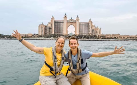 60-Minute Yellow Boat Tour of Dubai Harbour Landmarks