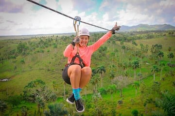 Zipline Xtreme Punta Cana 8 Lines and Hanging Bridge Adventure