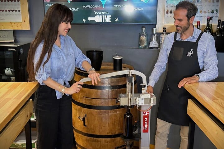 Wine Workshop Create your Own Wine under the Acropolis