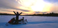 Snowmobile Safari in the Arctic Nature - Rovaniemi 7