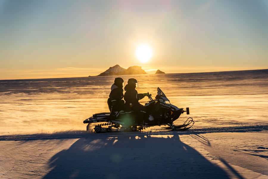 Meet us at Gullfoss - Snowmobile tour