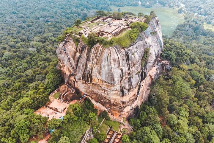 Sigiriya Rock and Dambulla Cave Temple Day Tour