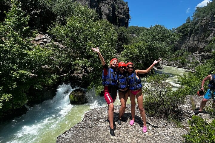 Canyoning, Rafting and Zipline Adventure from Belek and Antalya