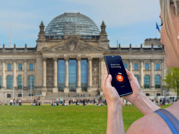 Visit Berlin on your own: Discover the history of the Reichstag and the government on your mobile.
