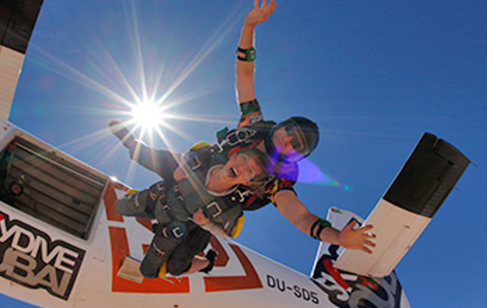 Tandem Skydive Desert- Must do in Dubai with pick up