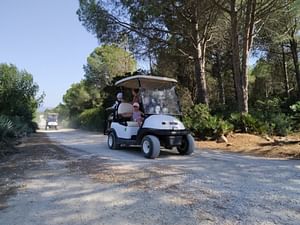 Tour by golf car in Porto Conte Park in Alghero