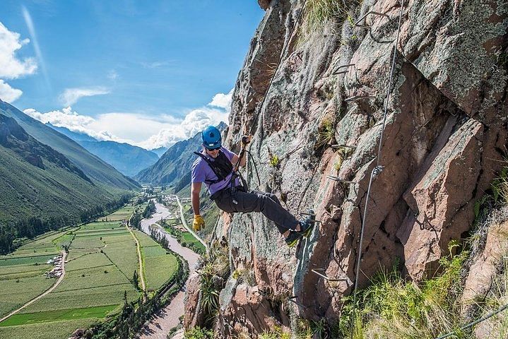 Via Ferrata Adventure & Zip Line Experience in Sacred Valley with Lunch